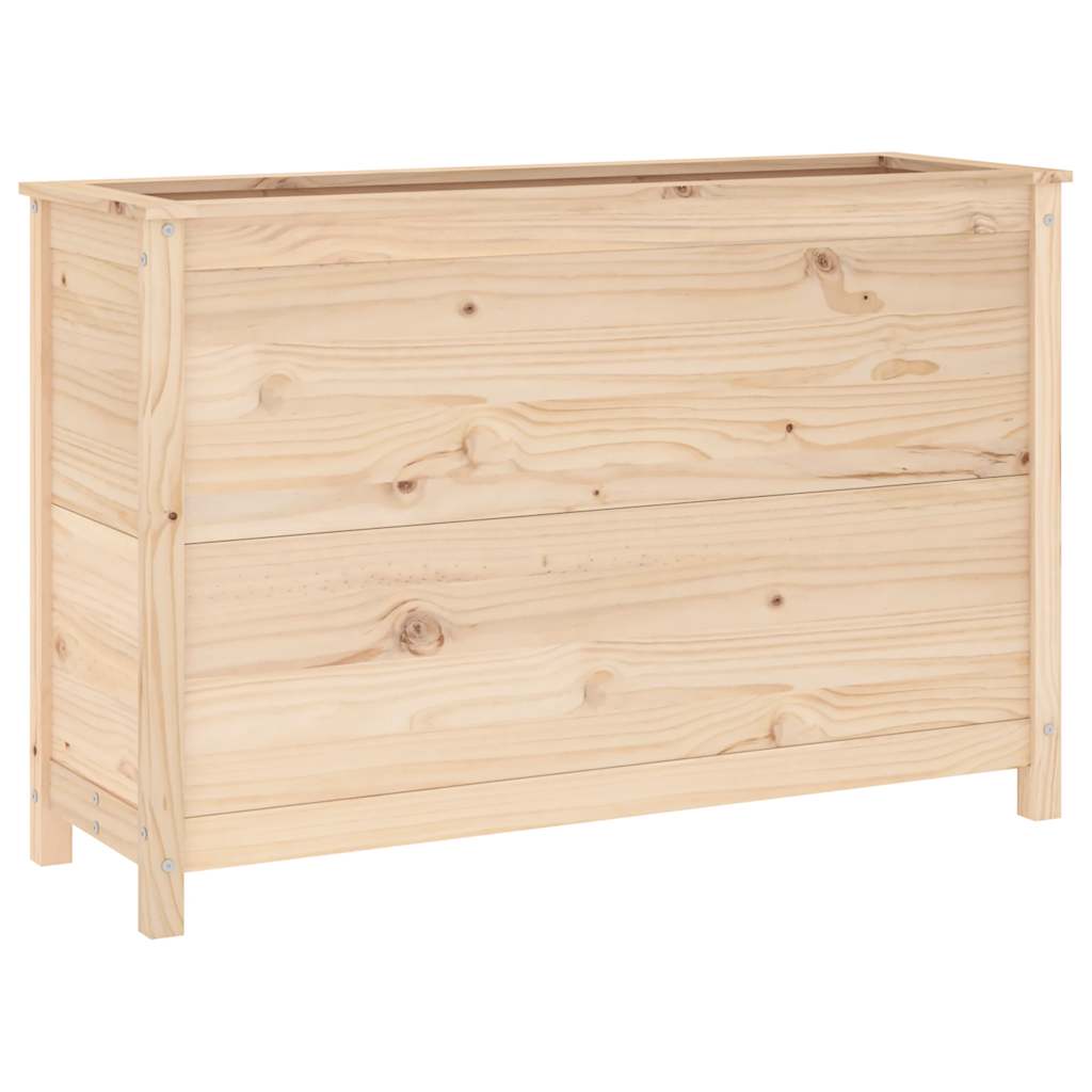 Plantenbak verhoogd 119,5x40x78 cm massief grenenhout is nu te koop bij PeponiXL, paradijselijk wonen!