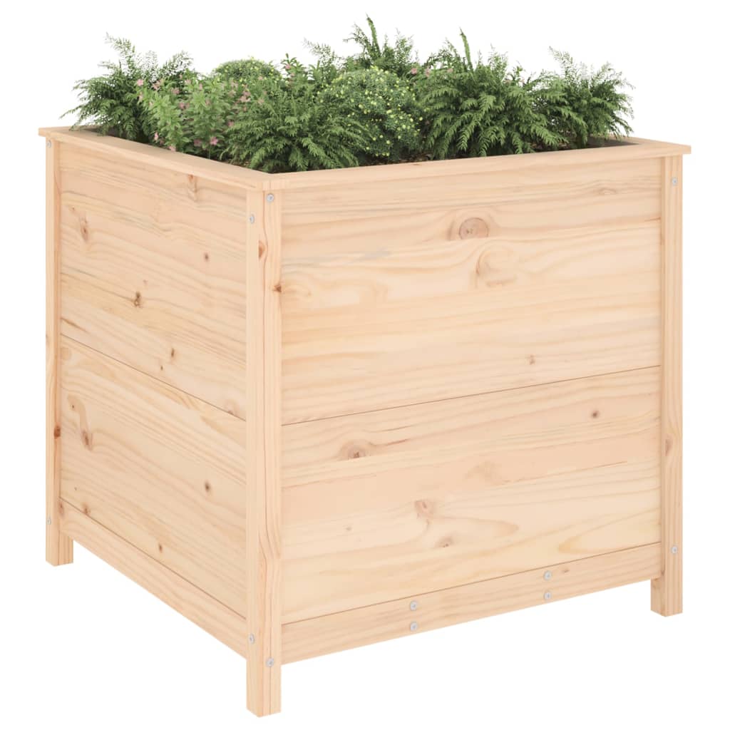 Plantenbak 82,5x82,5x78 cm massief grenenhout is nu te koop bij PeponiXL, paradijselijk wonen!