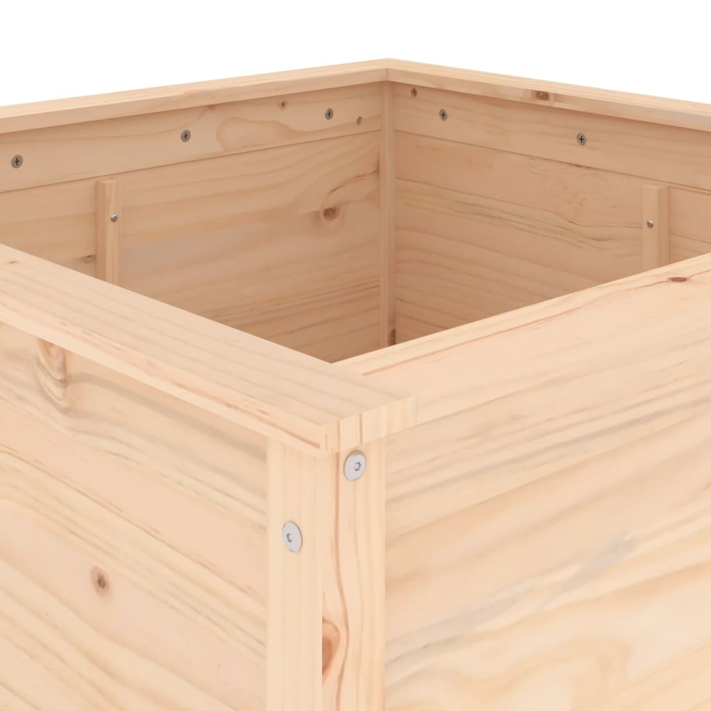 Plantenbak 82,5x82,5x78 cm massief grenenhout is nu te koop bij PeponiXL, paradijselijk wonen!