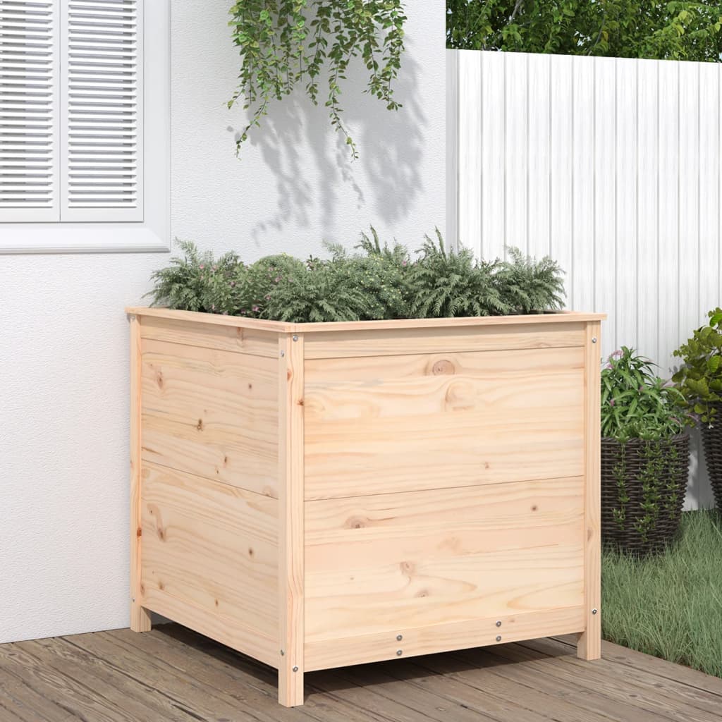 Plantenbak 82,5x82,5x78 cm massief grenenhout is nu te koop bij PeponiXL, paradijselijk wonen!