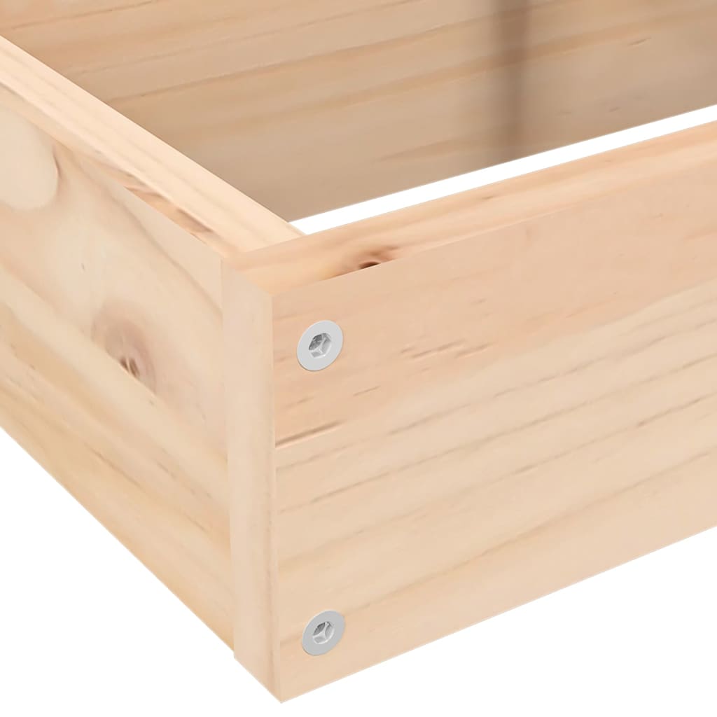 Plantenbak 4-laags 80,5x79x36 cm massief grenenhout is nu te koop bij PeponiXL, paradijselijk wonen!