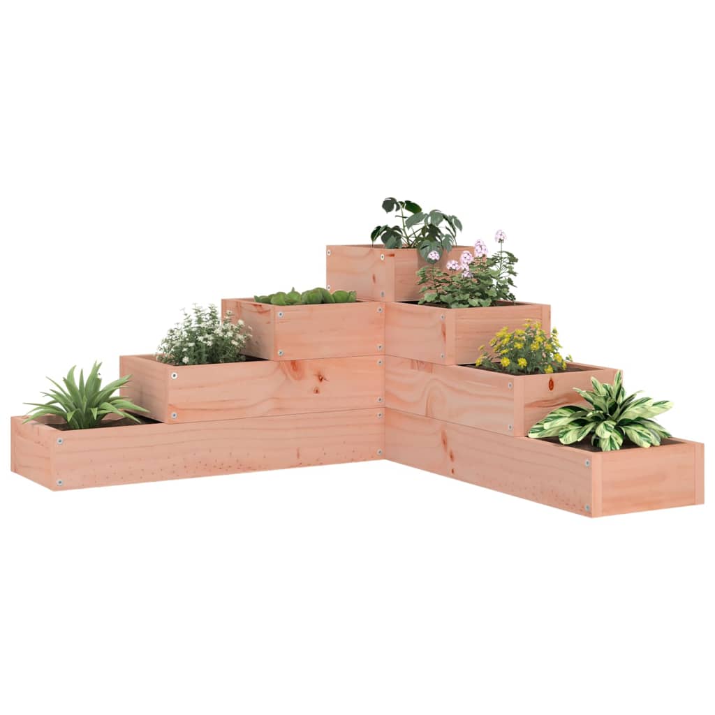 Plantenbak 4-laags 80,5x79x36 cm massief douglashout is nu te koop bij PeponiXL, paradijselijk wonen!
