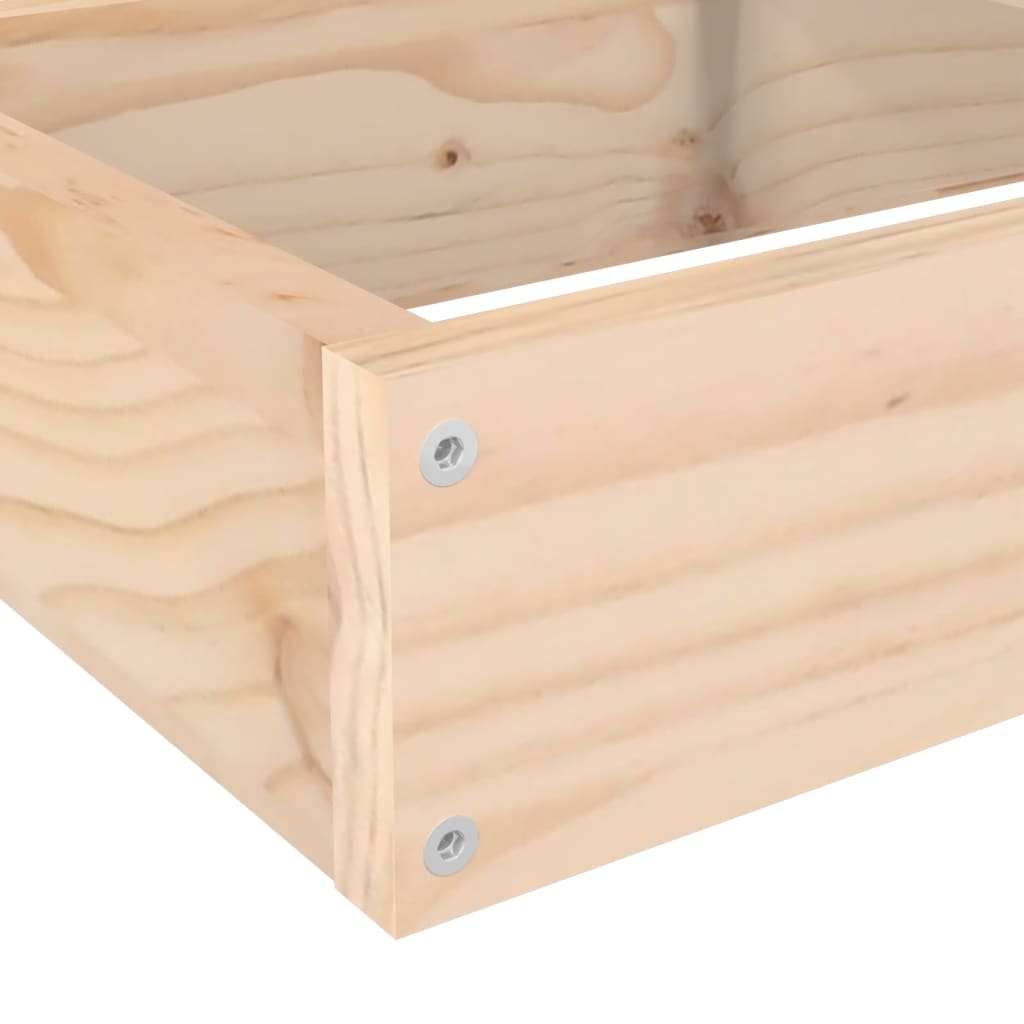 Plantenbak 4-laags 106x104,5x36 cm massief grenenhout is nu te koop bij PeponiXL, paradijselijk wonen!