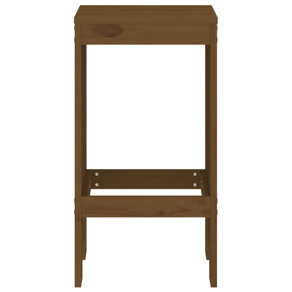 Barkrukken 2 st 40x36x75 cm massief grenenhout honingbruin is nu te koop bij PeponiXL, paradijselijk wonen!