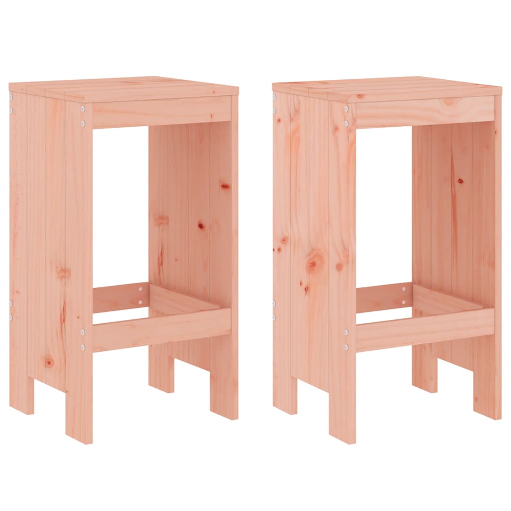 Barkrukken 2 st 40x36x75 cm massief douglashout is nu te koop bij PeponiXL, paradijselijk wonen!