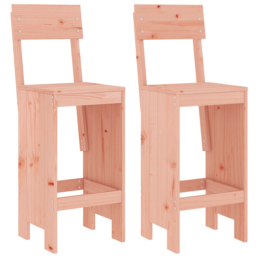 Barkrukken 2 st 40x48,5x115,5 cm massief douglashout is nu te koop bij PeponiXL, paradijselijk wonen!