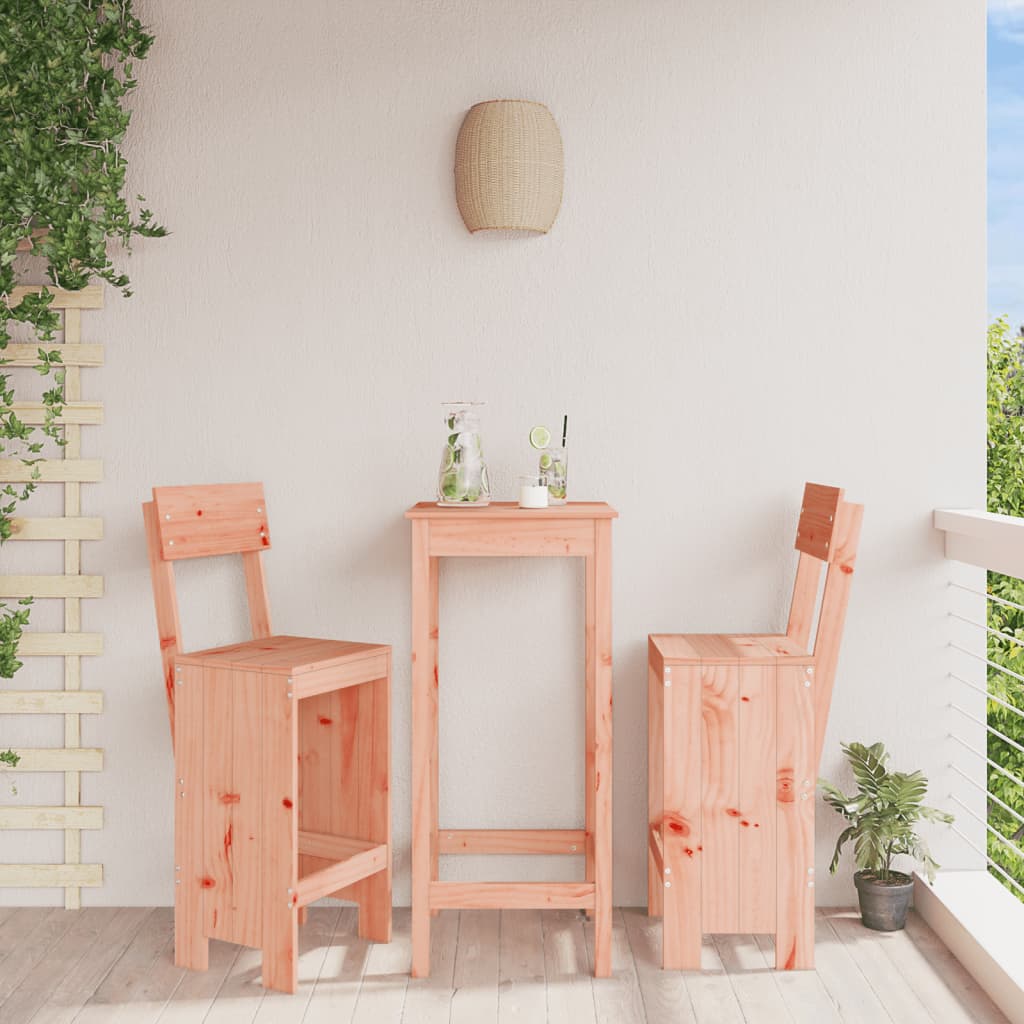 Barkrukken 2 st 40x48,5x115,5 cm massief douglashout is nu te koop bij PeponiXL, paradijselijk wonen!