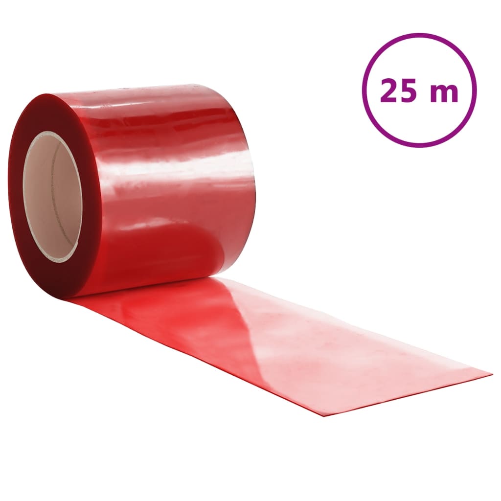 Deurgordijn 200x1,6 mm 25 m PVC rood is nu te koop bij PeponiXL, paradijselijk wonen!