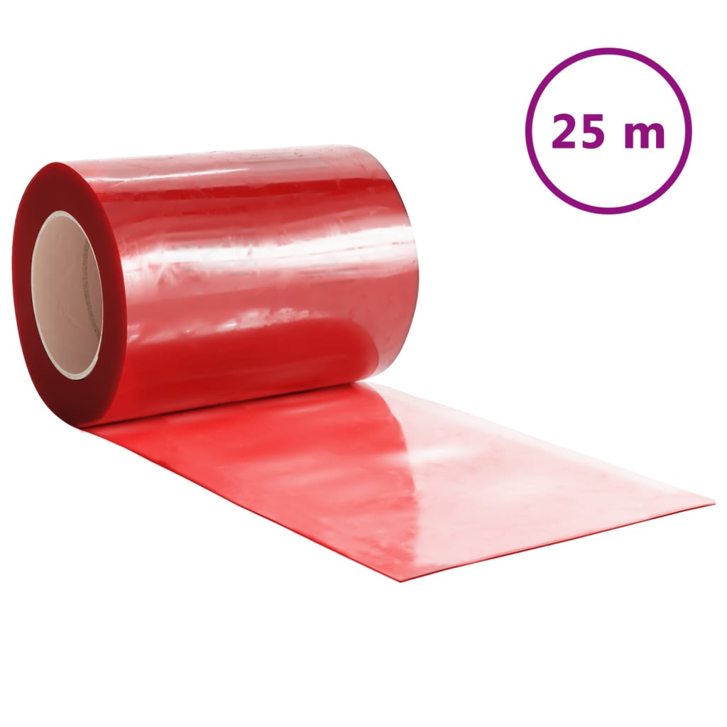 Deurgordijn 300x2,6 mm 25 m PVC rood is nu te koop bij PeponiXL, paradijselijk wonen!