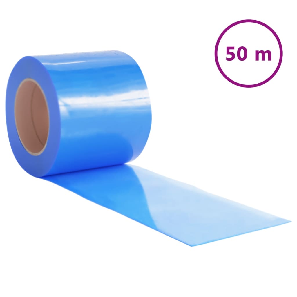 Deurgordijn 200x1,6 mm 50 m PVC blauw is nu te koop bij PeponiXL, paradijselijk wonen!