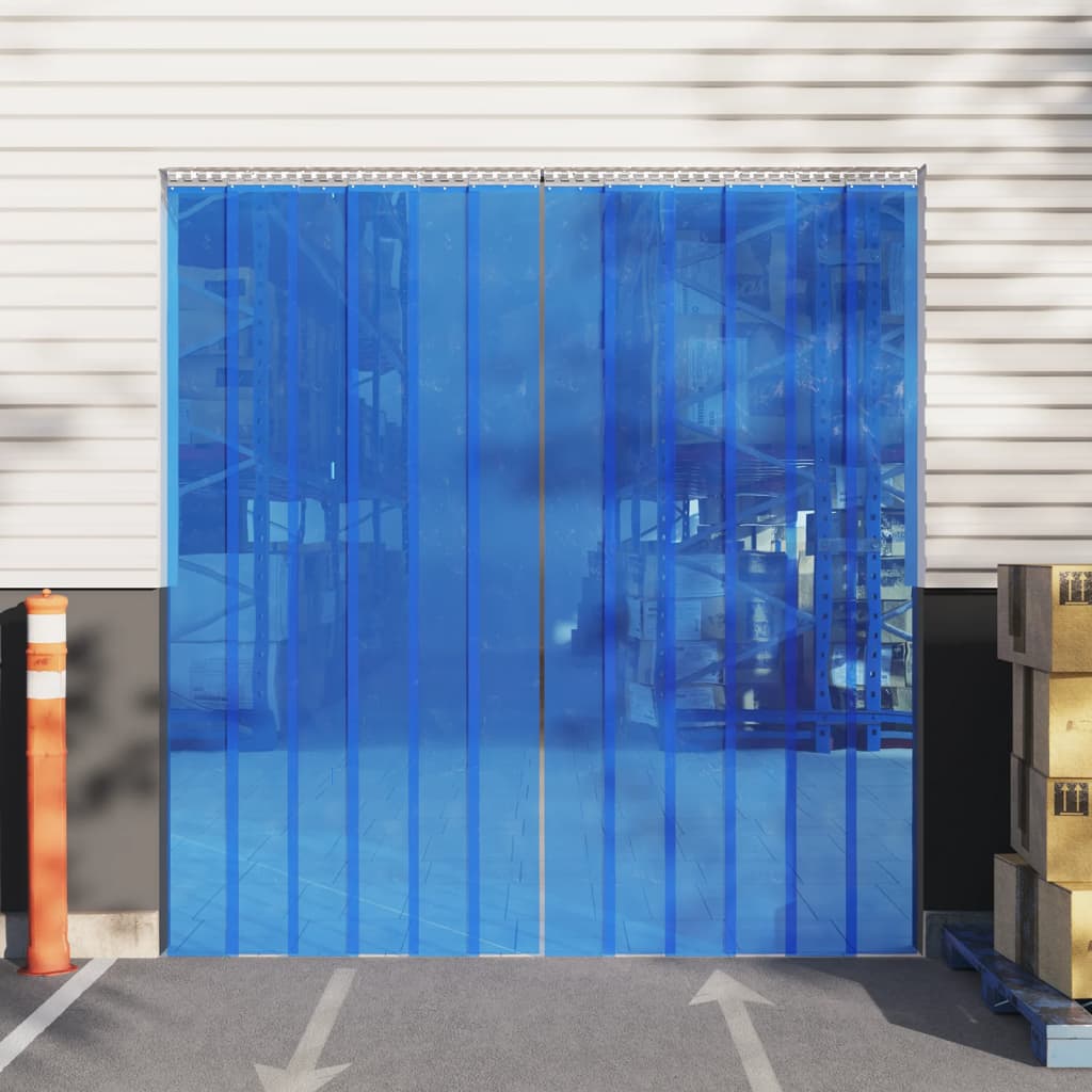 Deurgordijn 300x2,6 mm 10 m PVC blauw is nu te koop bij PeponiXL, paradijselijk wonen!
