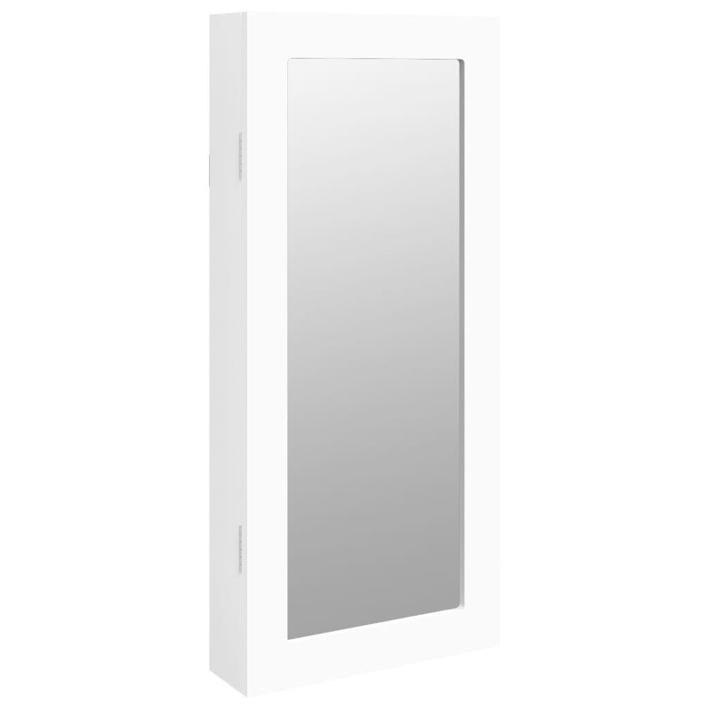 Sieradenkast met spiegel wandgemonteerd 30x8,5x67 cm wit is nu te koop bij PeponiXL, paradijselijk wonen!