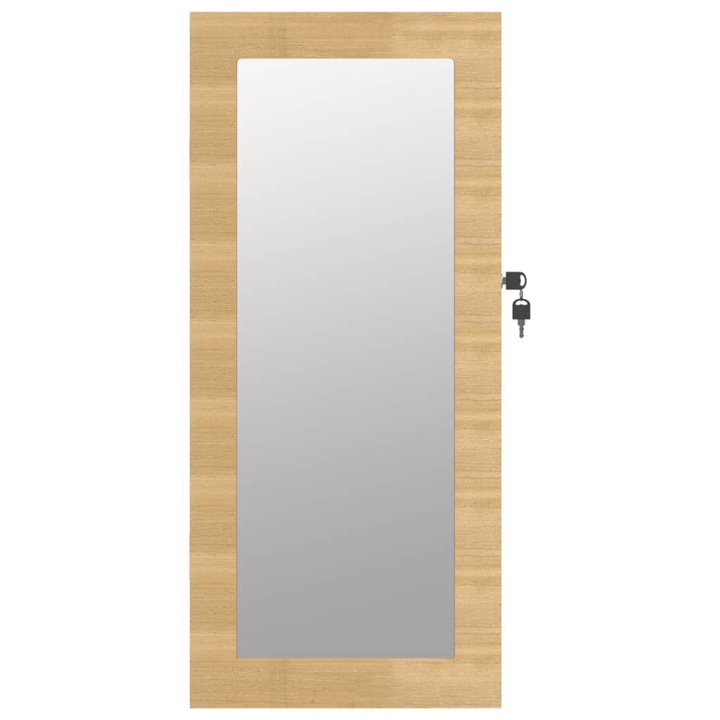 Sieradenkast met spiegel wandgemonteerd 30x8,5x67 cm is nu te koop bij PeponiXL, paradijselijk wonen!