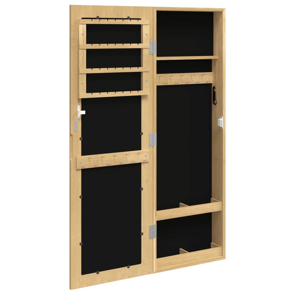 Sieradenkast met spiegel wandgemonteerd 30x8,5x90 cm wit is nu te koop bij PeponiXL, paradijselijk wonen!