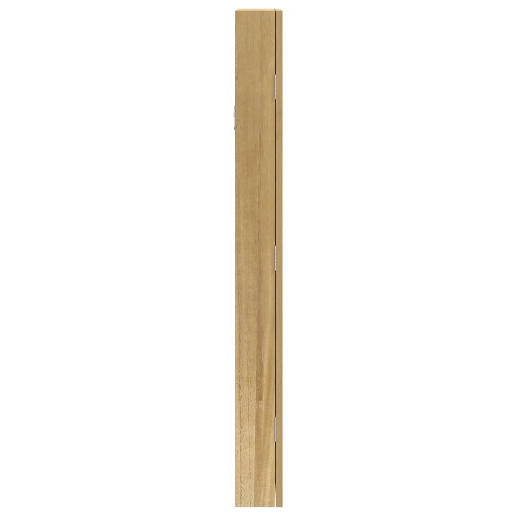 Sieradenkast met spiegel wandgemonteerd 30x8,5x90 cm wit is nu te koop bij PeponiXL, paradijselijk wonen!