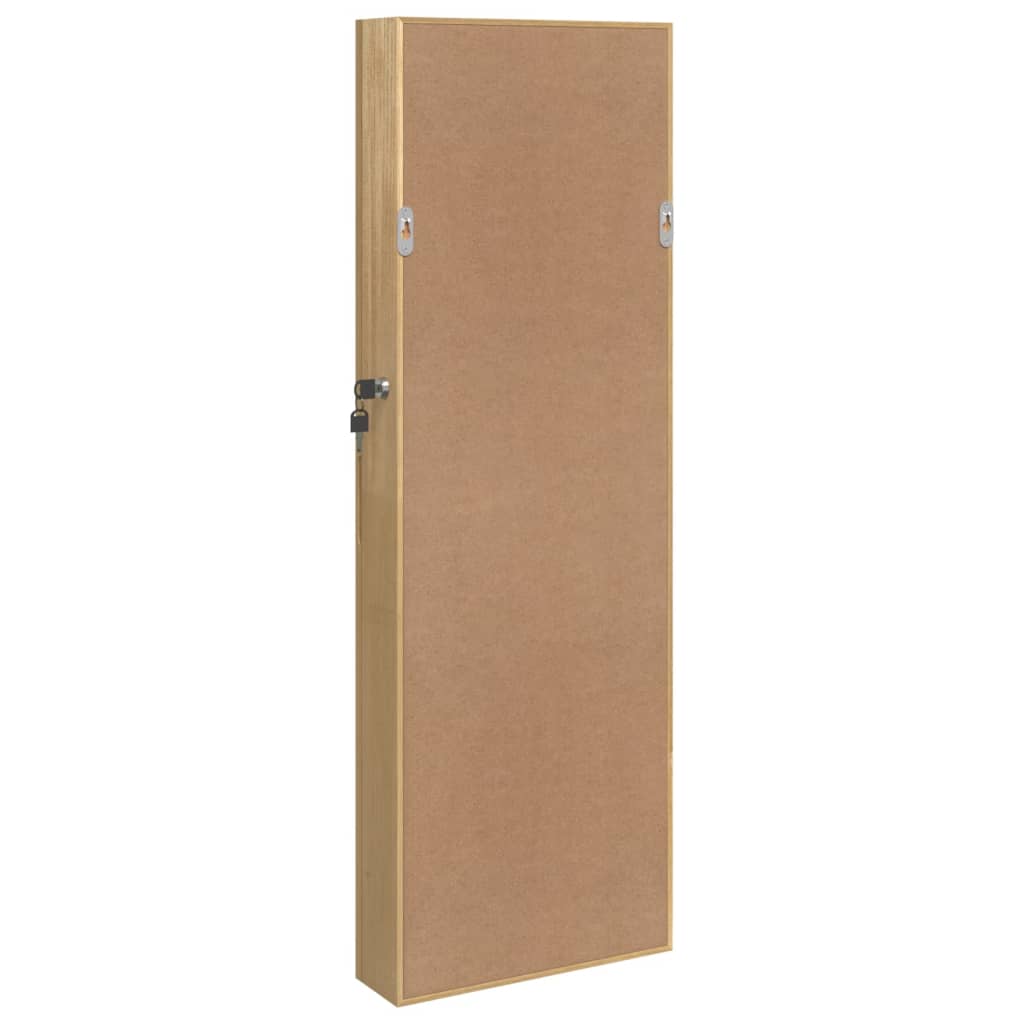 Sieradenkast met spiegel wandgemonteerd 30x8,5x90 cm wit is nu te koop bij PeponiXL, paradijselijk wonen!