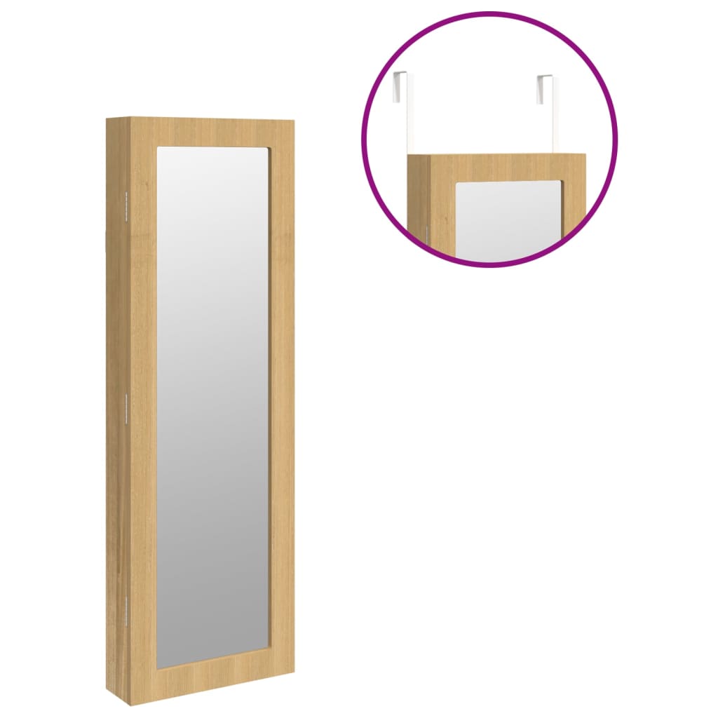 Sieradenkast met spiegel wandgemonteerd 30x8,5x90 cm wit is nu te koop bij PeponiXL, paradijselijk wonen!