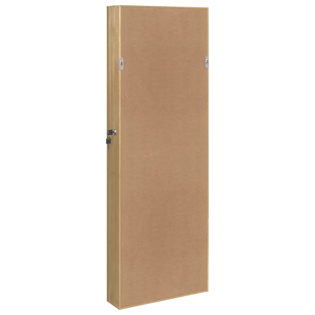 Sieradenkast met spiegel wandgemonteerd 37,5x10x106 cm is nu te koop bij PeponiXL, paradijselijk wonen!