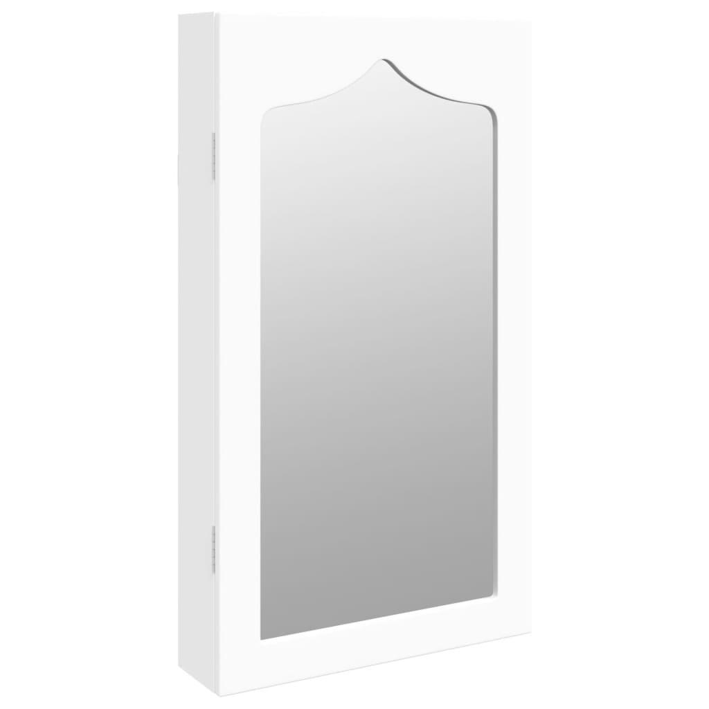 Sieradenkast met spiegel wandgemonteerd 37,5x10x67 cm wit is nu te koop bij PeponiXL, paradijselijk wonen!