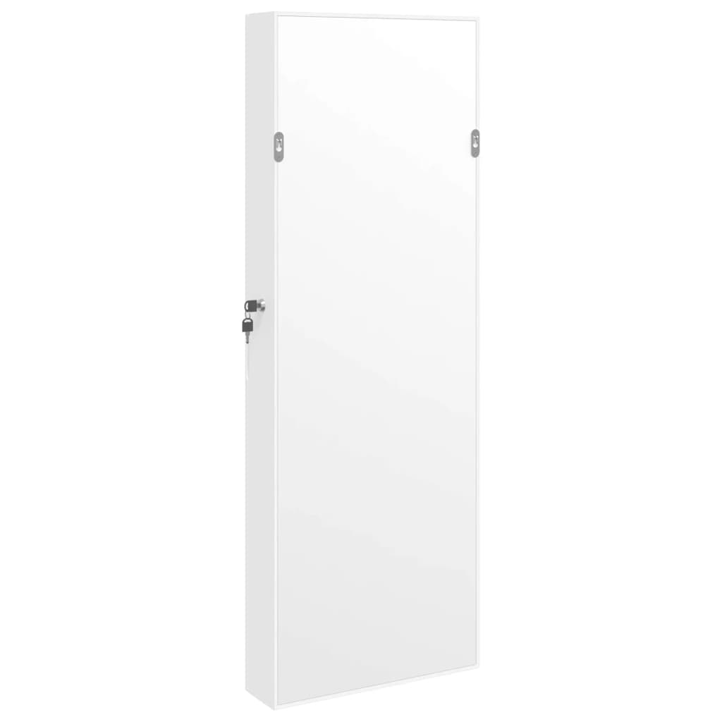 Sieradenkast met spiegel wandgemonteerd 37,5x10x106 cm wit is nu te koop bij PeponiXL, paradijselijk wonen!