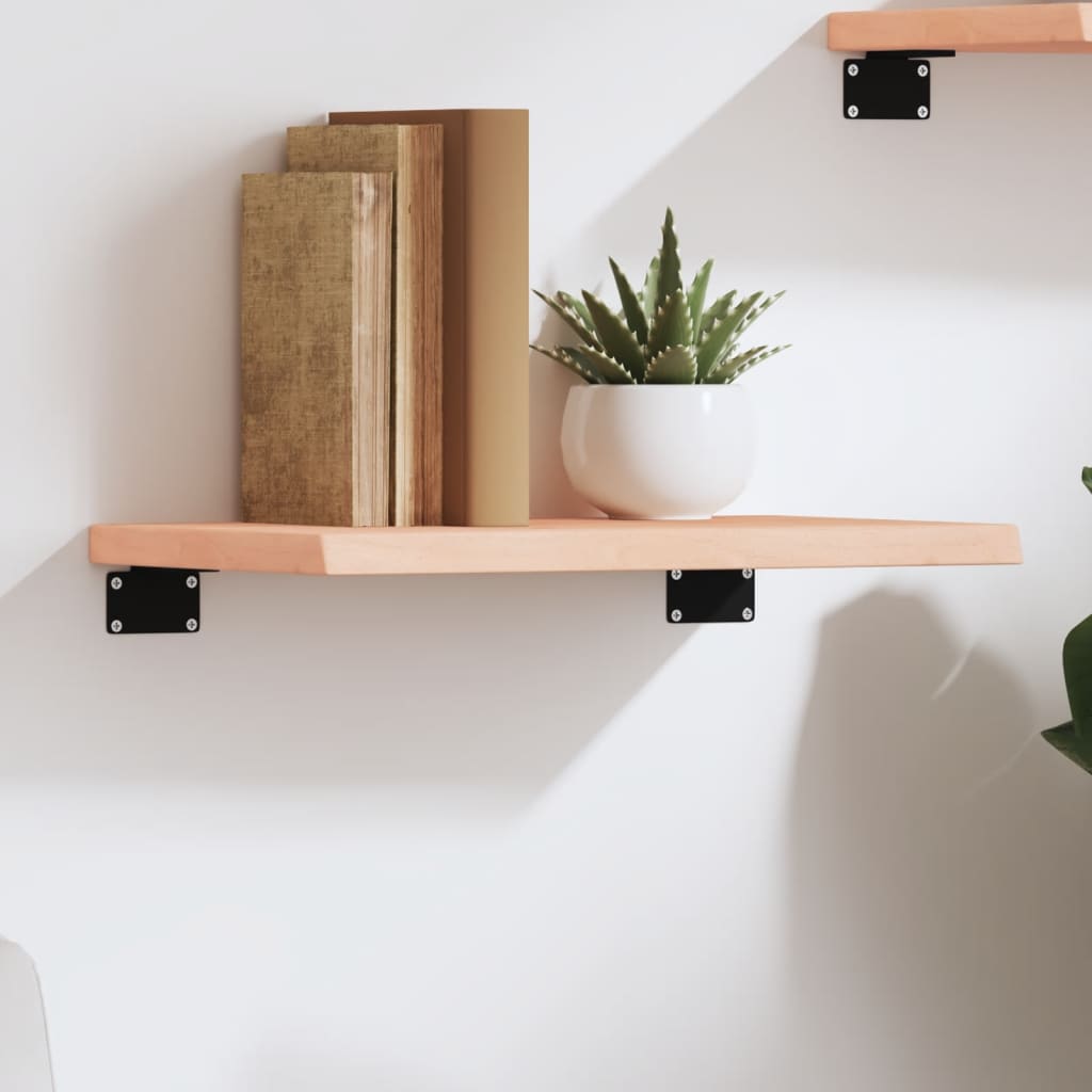 Wandschap 40x20x2 cm onbehandeld massief eikenhout is nu te koop bij PeponiXL, paradijselijk wonen!