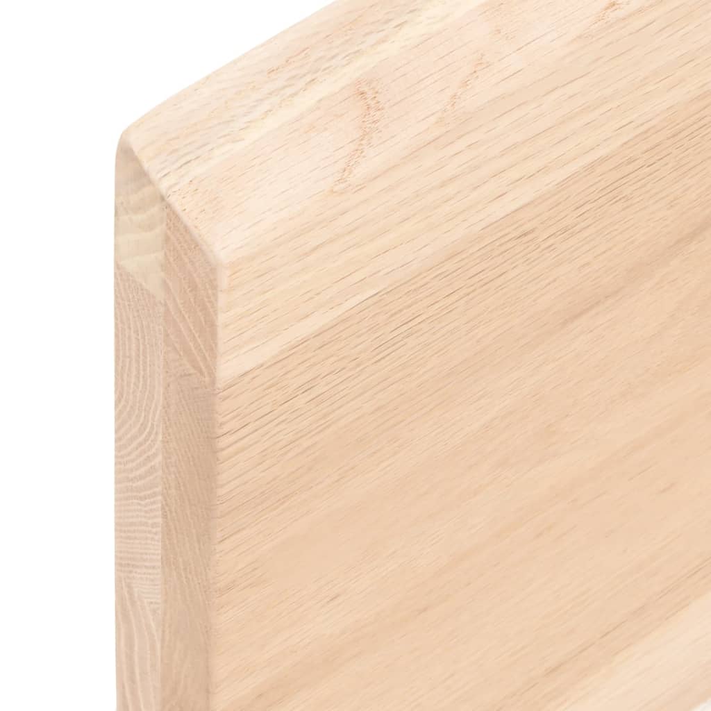 Wandschap 40x20x4 cm onbehandeld massief eikenhout is nu te koop bij PeponiXL, paradijselijk wonen!