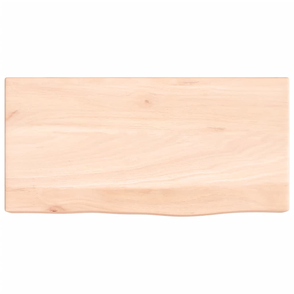 Wandschap 40x20x6 cm onbehandeld massief eikenhout is nu te koop bij PeponiXL, paradijselijk wonen!