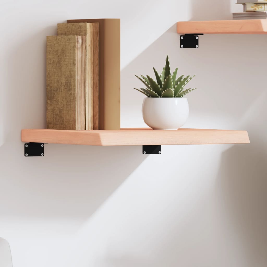 Wandschap 40x40x(2-4) cm onbehandeld massief eikenhout is nu te koop bij PeponiXL, paradijselijk wonen!