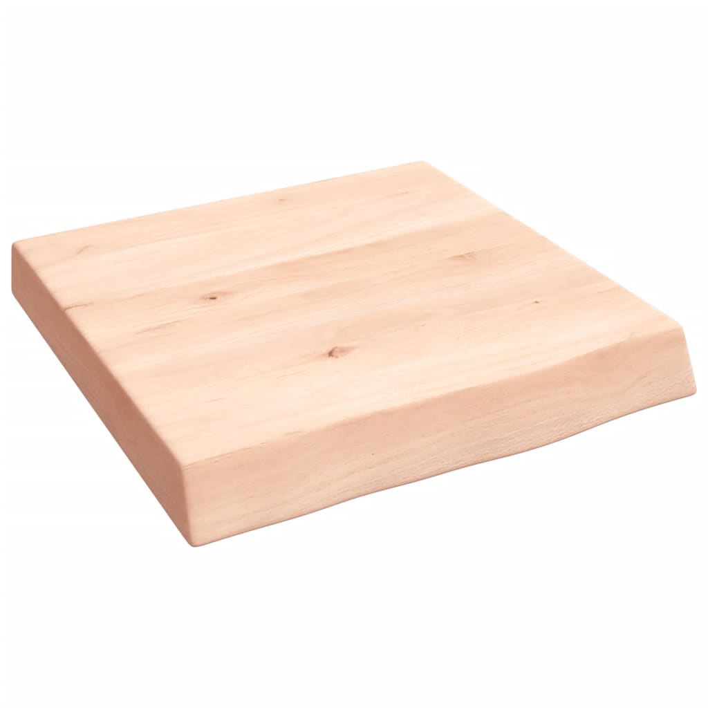 Wandschap 40x40x(2-6) cm onbehandeld massief eikenhout is nu te koop bij PeponiXL, paradijselijk wonen!