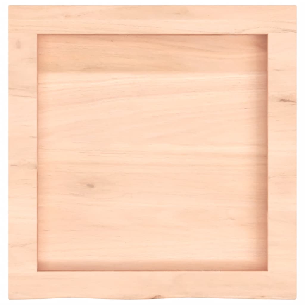 Wandschap 40x40x(2-6) cm onbehandeld massief eikenhout is nu te koop bij PeponiXL, paradijselijk wonen!