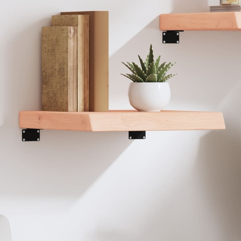 Wandschap 40x40x(2-6) cm onbehandeld massief eikenhout is nu te koop bij PeponiXL, paradijselijk wonen!