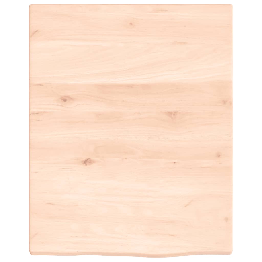 Wandschap 40x50x2 cm onbehandeld massief eikenhout is nu te koop bij PeponiXL, paradijselijk wonen!