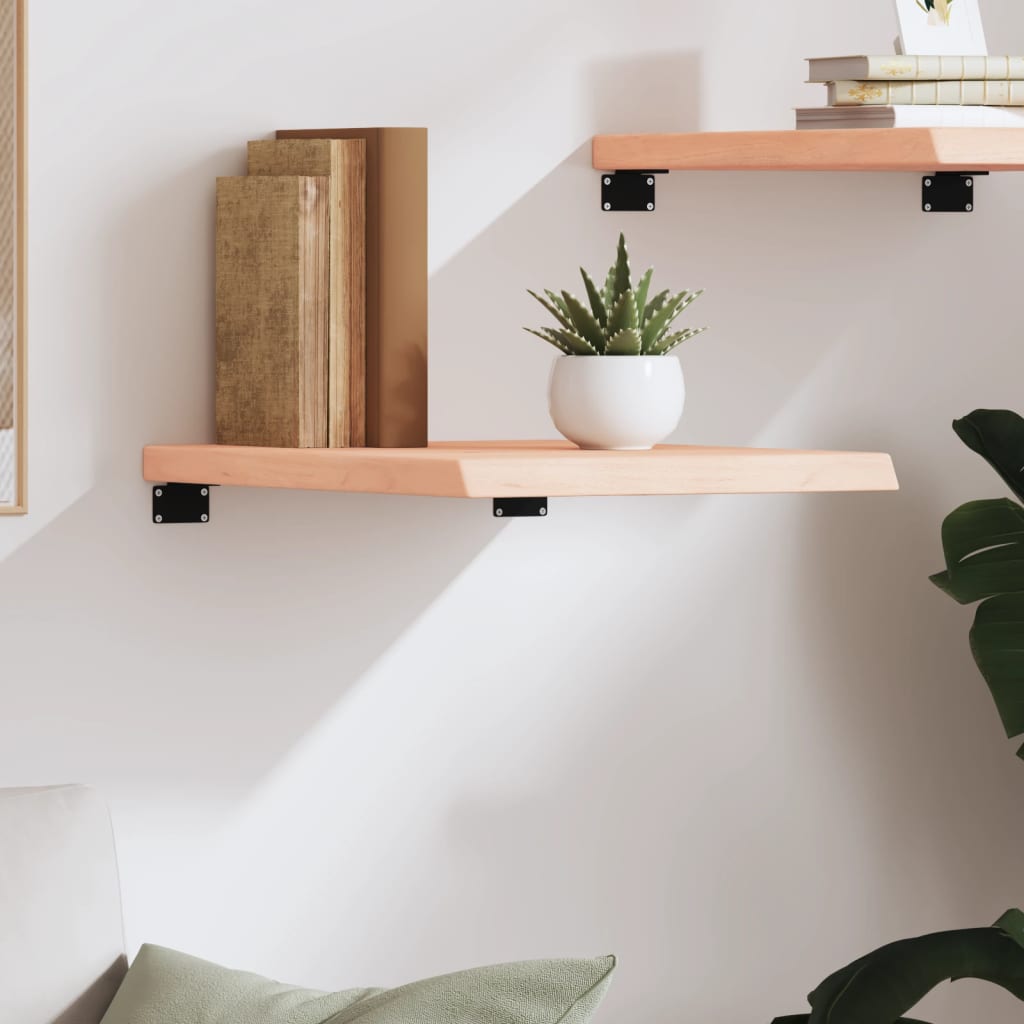 Wandschap 40x50x(2-4) cm onbehandeld massief eikenhout is nu te koop bij PeponiXL, paradijselijk wonen!