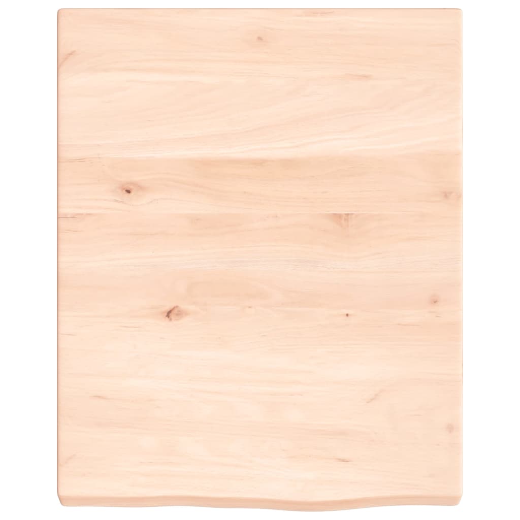 Wandschap 40x50x(2-4) cm onbehandeld massief eikenhout is nu te koop bij PeponiXL, paradijselijk wonen!