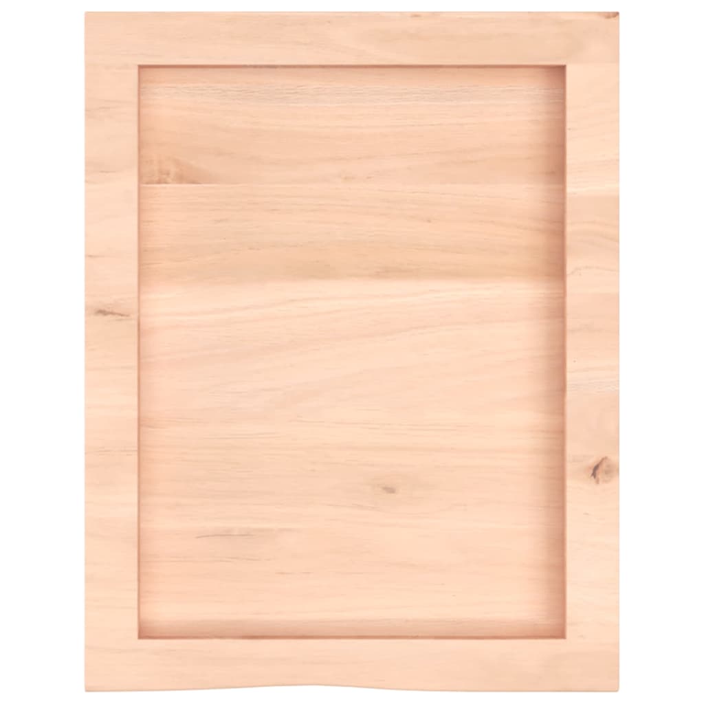 Wandschap 40x50x(2-4) cm onbehandeld massief eikenhout is nu te koop bij PeponiXL, paradijselijk wonen!