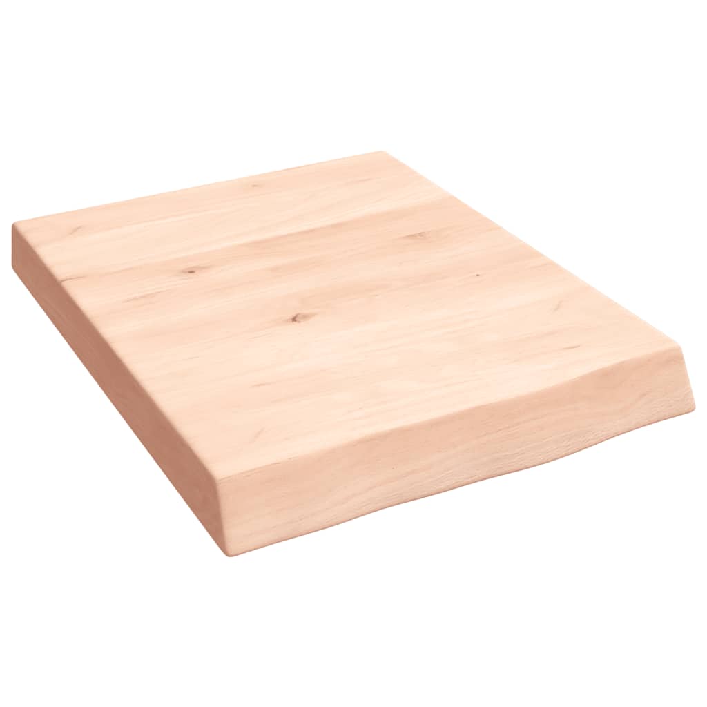 Wandschap 40x50x(2-6) cm onbehandeld massief eikenhout is nu te koop bij PeponiXL, paradijselijk wonen!