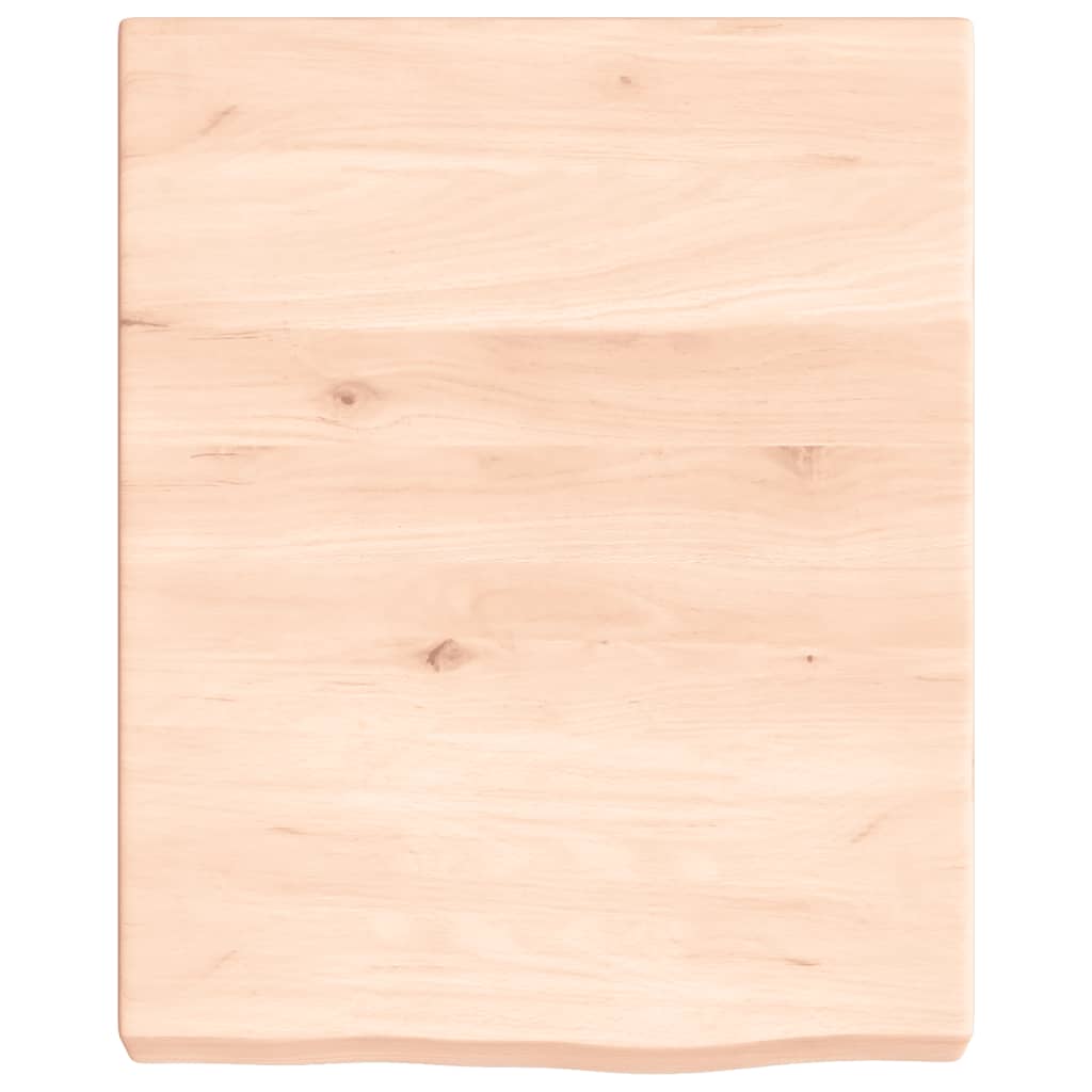 Wandschap 40x50x(2-6) cm onbehandeld massief eikenhout is nu te koop bij PeponiXL, paradijselijk wonen!