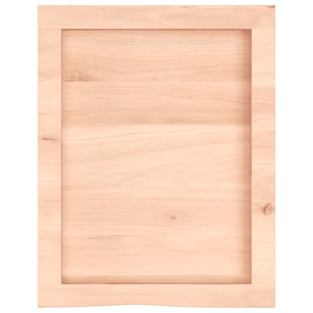 Wandschap 40x50x(2-6) cm onbehandeld massief eikenhout is nu te koop bij PeponiXL, paradijselijk wonen!