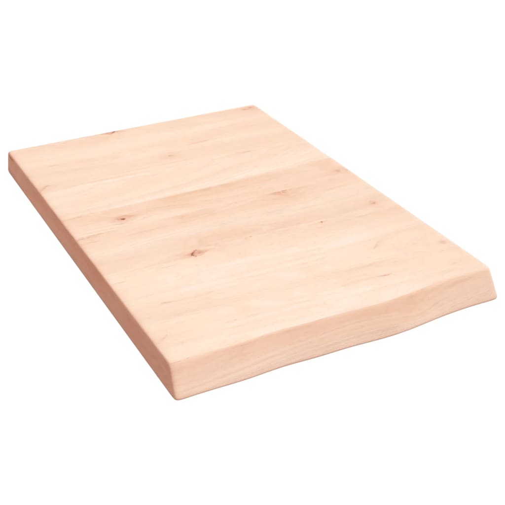 Wandschap 40x60x(2-4) cm onbehandeld massief eikenhout is nu te koop bij PeponiXL, paradijselijk wonen!