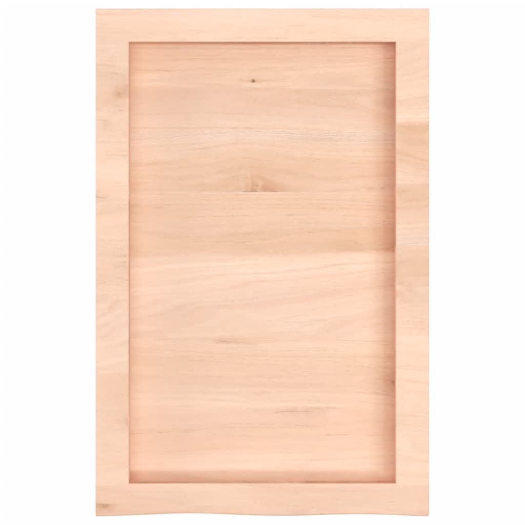 Wandschap 40x60x(2-4) cm onbehandeld massief eikenhout is nu te koop bij PeponiXL, paradijselijk wonen!