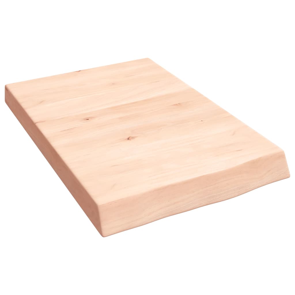Wandschap 40x60x(2-6) cm onbehandeld massief eikenhout is nu te koop bij PeponiXL, paradijselijk wonen!