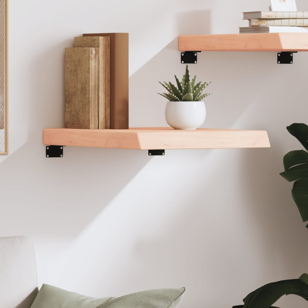 Wandschap 40x60x(2-6) cm onbehandeld massief eikenhout is nu te koop bij PeponiXL, paradijselijk wonen!
