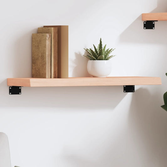 Wandschap 60x20x4 cm onbehandeld massief eikenhout is nu te koop bij PeponiXL, paradijselijk wonen!