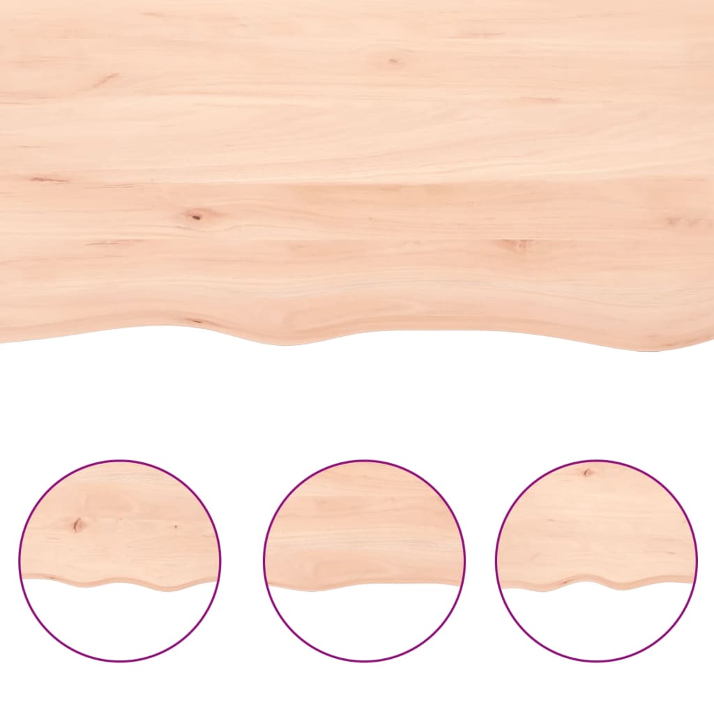 Wandschap 60x20x6 cm onbehandeld massief eikenhout is nu te koop bij PeponiXL, paradijselijk wonen!