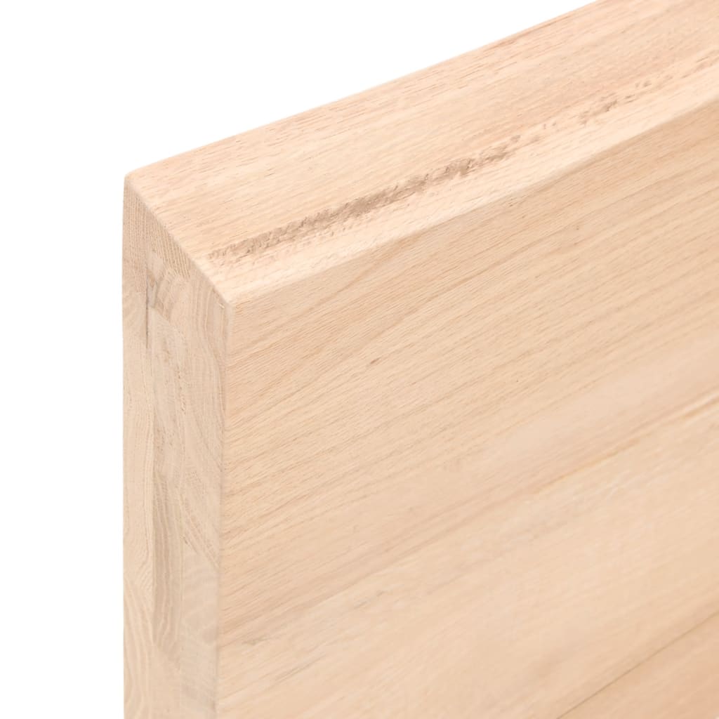 Wandschap 60x20x6 cm onbehandeld massief eikenhout is nu te koop bij PeponiXL, paradijselijk wonen!