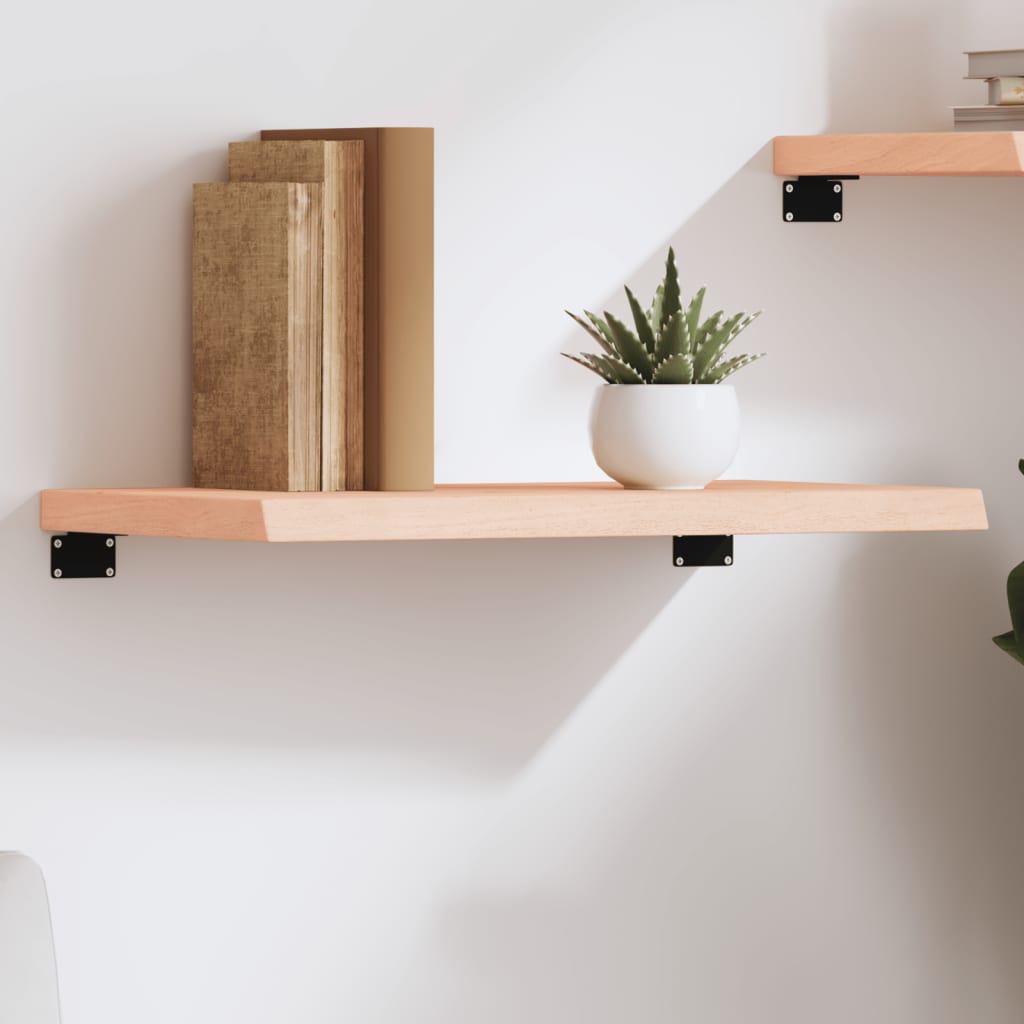Wandschap 60x30x(2-4) cm onbehandeld massief eikenhout is nu te koop bij PeponiXL, paradijselijk wonen!