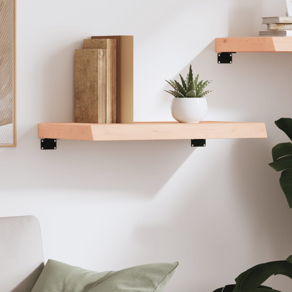 Wandschap 60x30x(2-6) cm onbehandeld massief eikenhout is nu te koop bij PeponiXL, paradijselijk wonen!