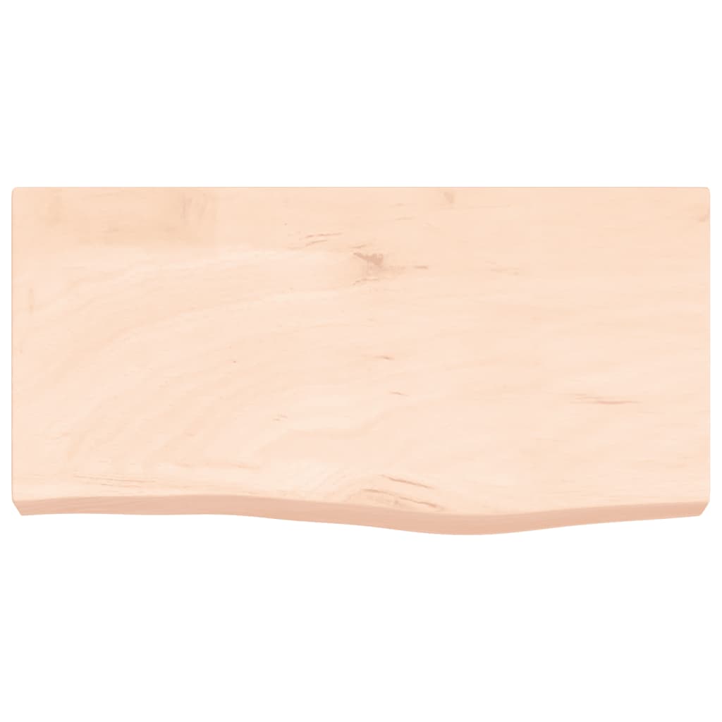 Wandschap 60x30x(2-6) cm onbehandeld massief eikenhout is nu te koop bij PeponiXL, paradijselijk wonen!
