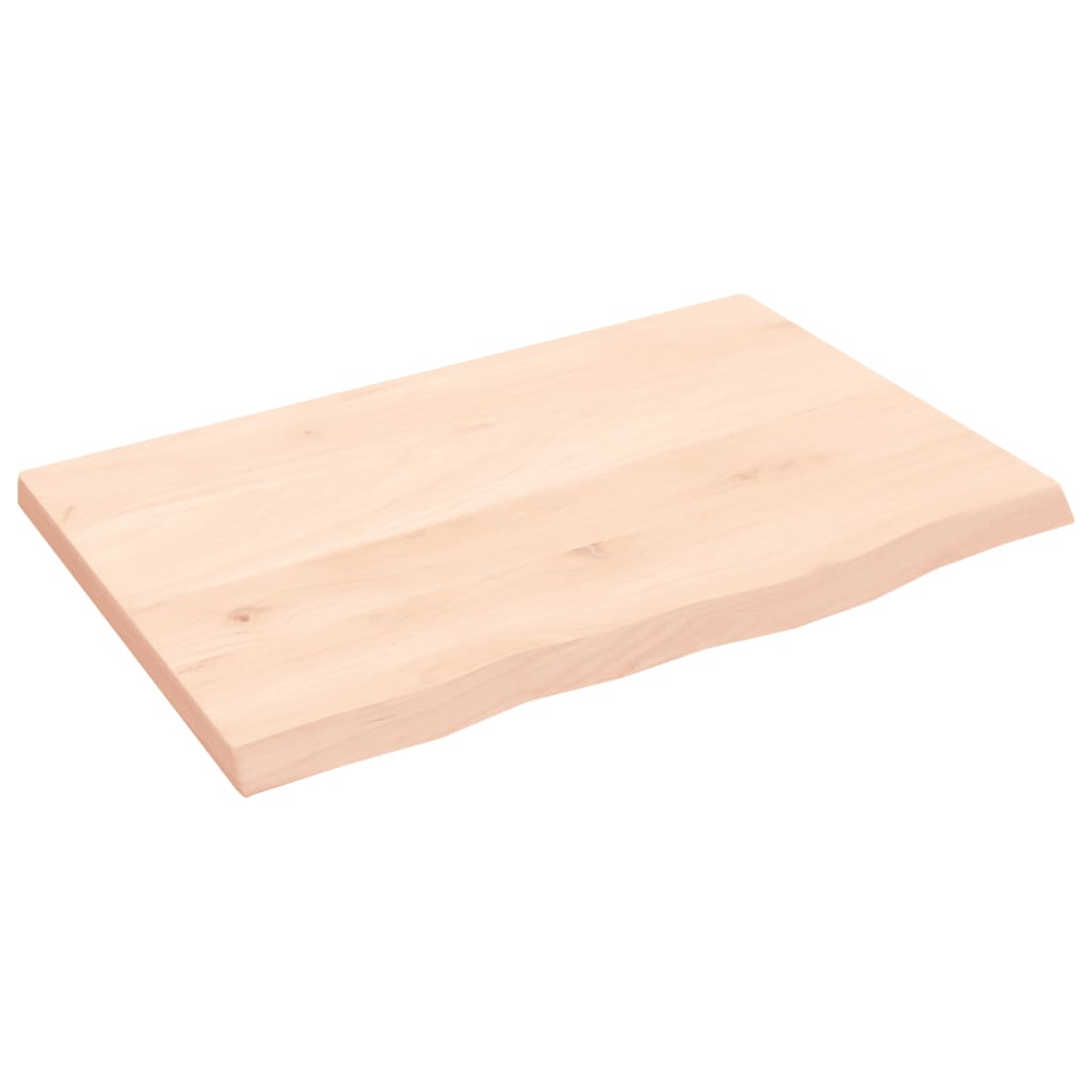 Wandschap 60x40x2 cm onbehandeld massief eikenhout is nu te koop bij PeponiXL, paradijselijk wonen!
