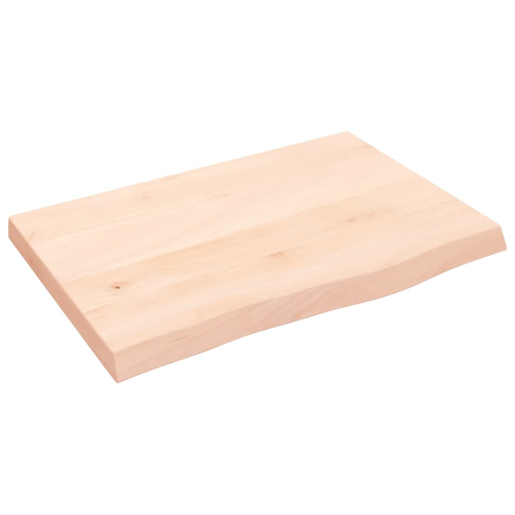 Wandschap 60x40x(2-4) cm onbehandeld massief eikenhout is nu te koop bij PeponiXL, paradijselijk wonen!